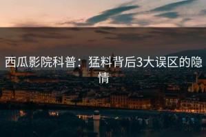 西瓜影院科普：猛料背后3大误区的隐情